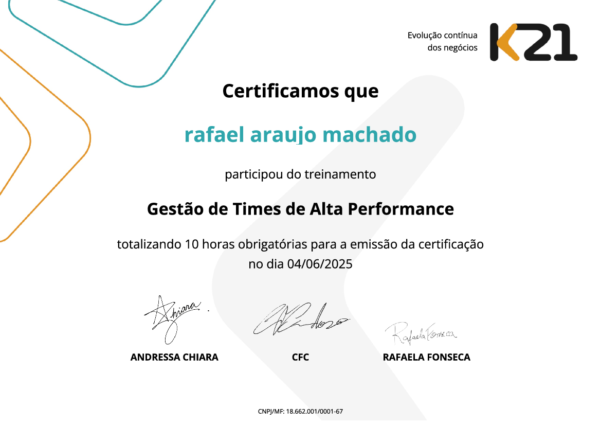 Certificado K21